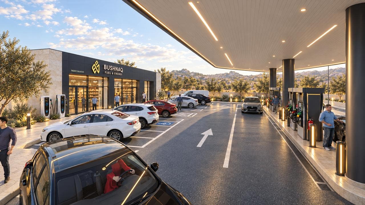 Customer parking and EV charging bays